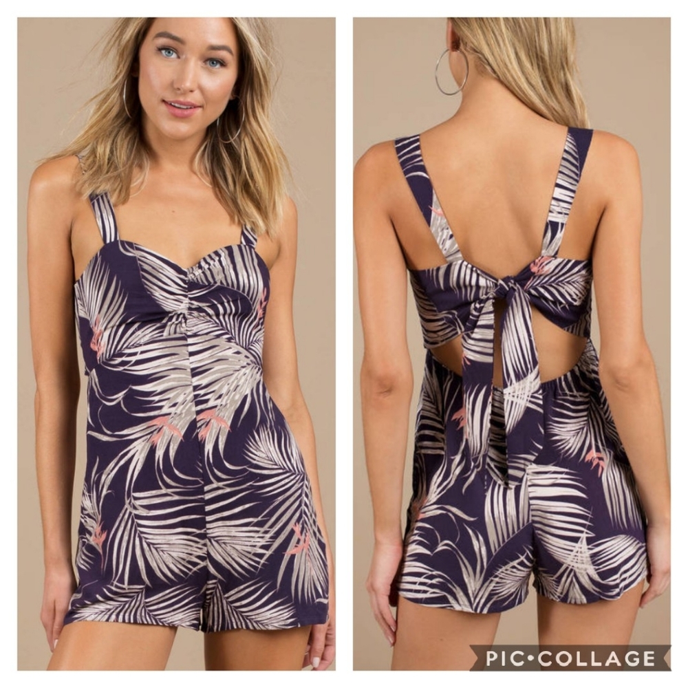 Tavik Revolve Romper Tropical Print Size S